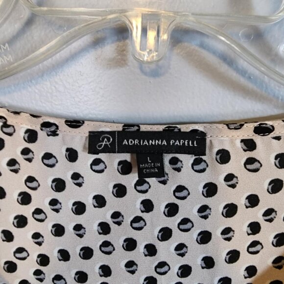 EUC Adrianna Papell Scoop Neck Blouse - Picture 2 of 4